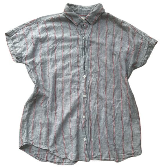 Marine Layer Tops - Marine Layer Linen blend top size m‎ box fit